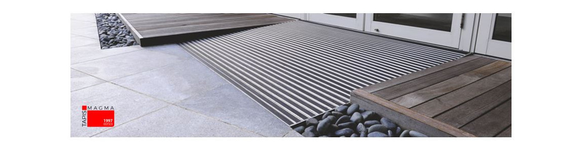 tapis aluminium haut de gamme, tapis d'entrée REPS
